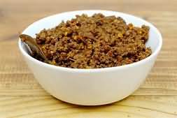 Beef, mince, stewed