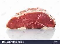 Beef, rump steak, raw, lean