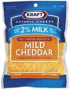 Cheese, Cheddar type, half fat