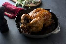 Chicken, meat, average, roasted