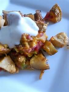 Chicken, skin, casseroled