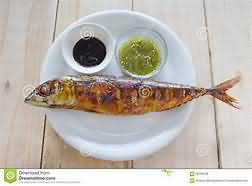 Mackerel, flesh only, grilled