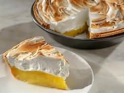 Pie, lemon meringue, retail
