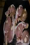 Bacon rashers, middle, raw