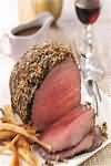 Beef, topside, roasted medium-rare, lean