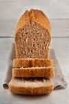 Bread, brown, average