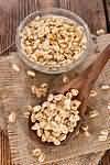 Breakfast cereal, puffed wheat, unfortified