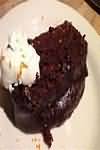 Cake, chocolate fudge