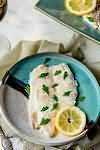 Flounder, flesh only, steamed