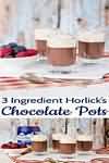 Horlicks powder, made up with skimmed milk