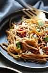 Pasta, wholewheat, spaghetti, dried, raw