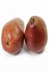Pears, raw, flesh and skin