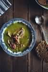 Soup, pea and ham, homemade