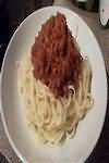 Spaghetti bolognese, homemade