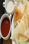 Tortilla chips fried in sunflower oil