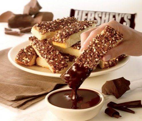 PIZZA HUT'S Hershey Chocolate Dunkers
