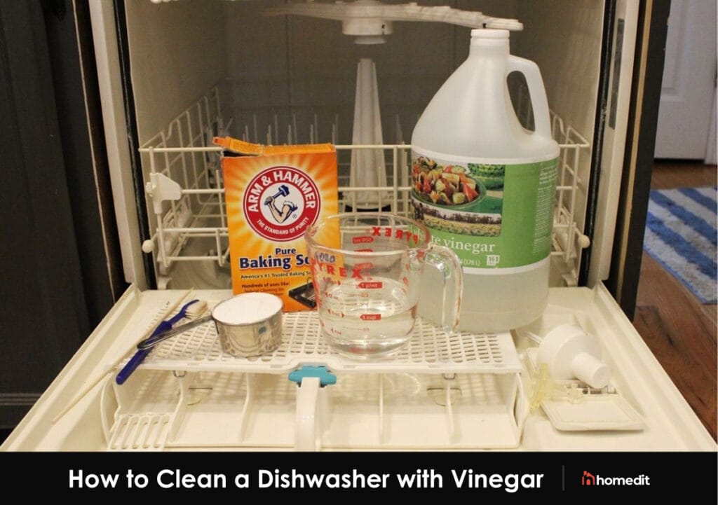 VINEGAR IN THE DISHWASHER IS A NATURAL