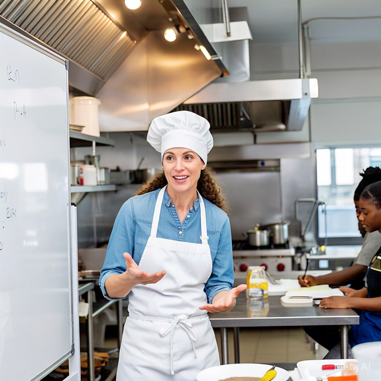 chef introducing coking techniques